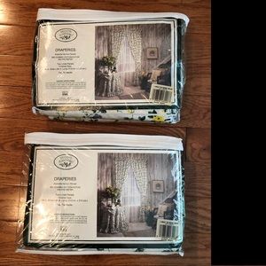 New 2 sets Laura Ashley Floor length drapes